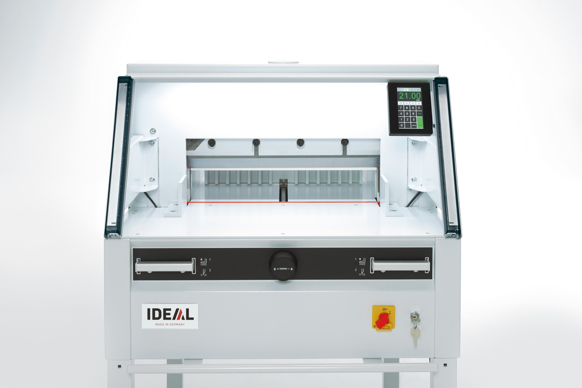 Elektrischer Stapelschneider IDEAL 4860 vorne