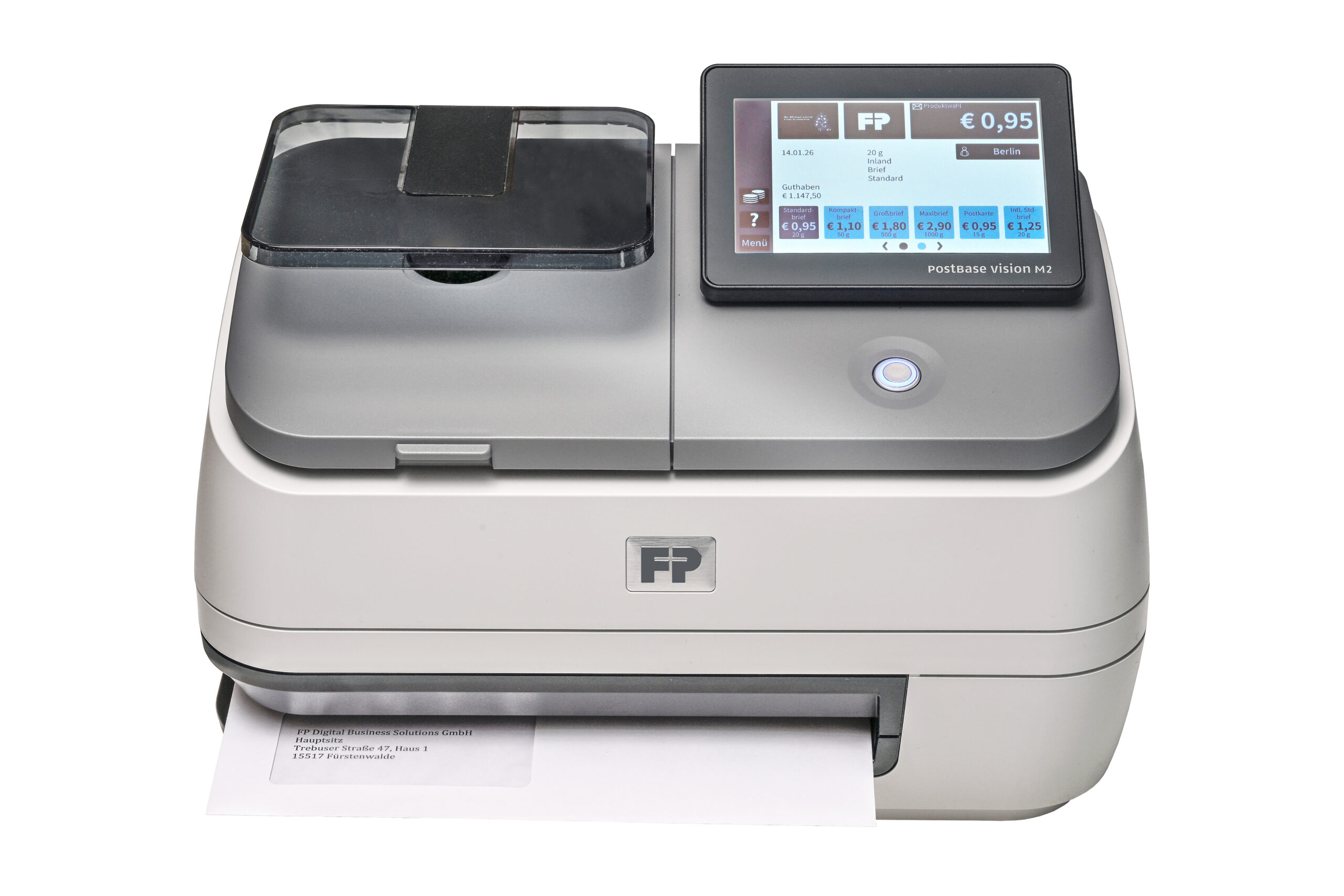Frankiermaschine PostBase™ Vision M2 mit Brief