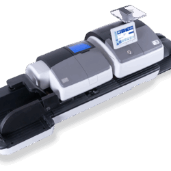 Frankiermaschinen PostBase™ Fusion A70 seitliche Ansicht