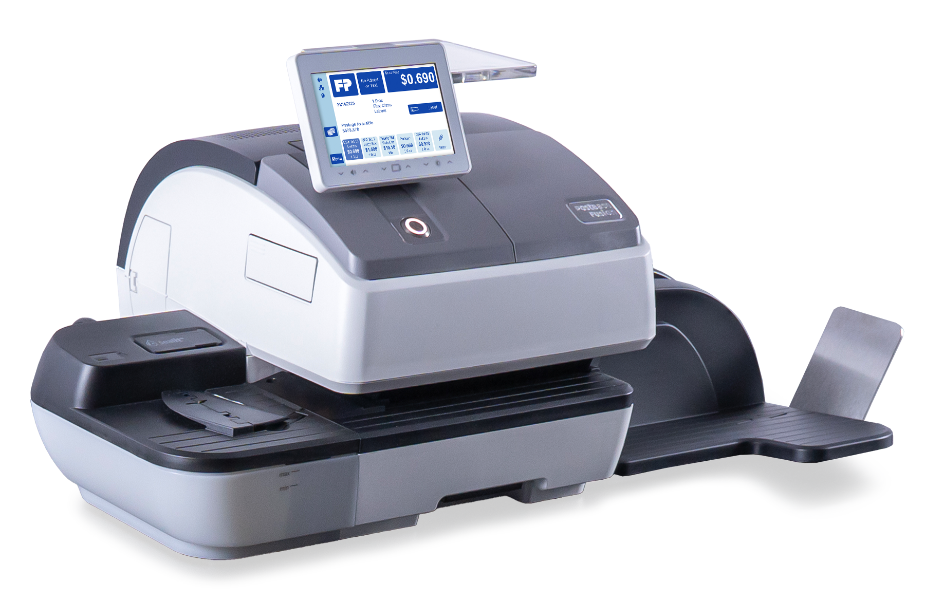 Frankiermaschinen PostBase™ Fusion S35 Seitenansicht