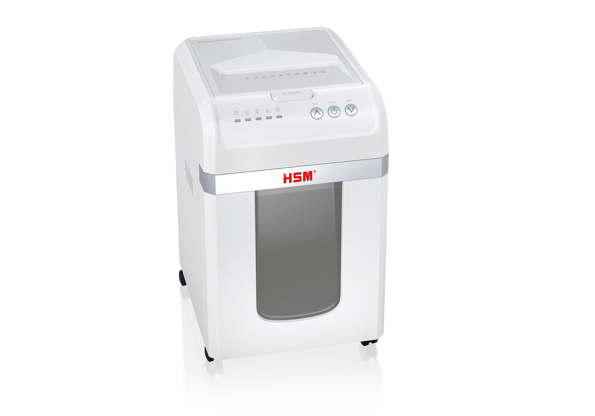 HSM shredstar X300 seitliche Ansicht