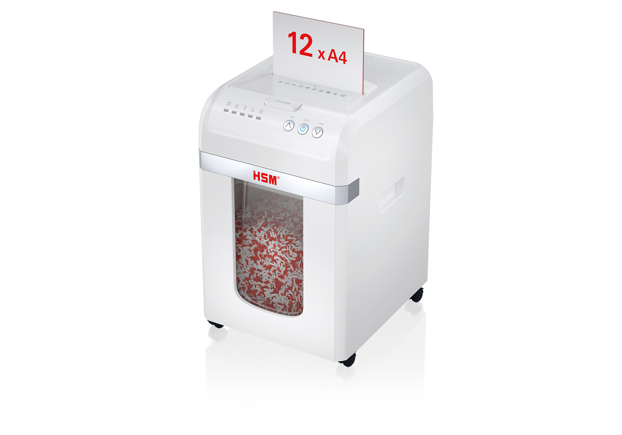 HSM shredstar Autofeed X300 Papierzuführung 12 Blatt