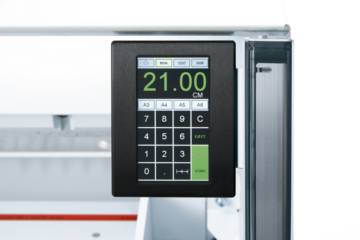 Stapelschneider IDEAL 4860 digitales Touch-Pad