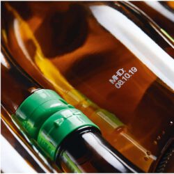 edding Tinte NPX 12 weiß Abdruckbeispiel