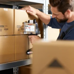edding portable 50 Kartons beschriften